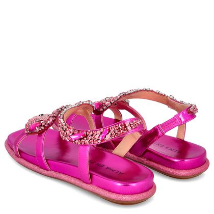 Eleganckie hiszpańskie sandały - ALMA EN PENA V240840 FUKSJA