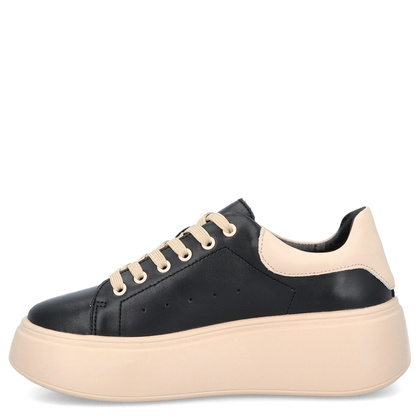 Sportowe buty damskie - FILIPPO DP6058/24 BEŻOWO-CZARNE