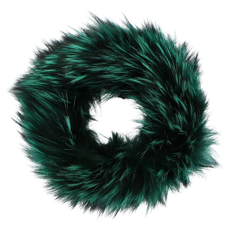 Luksusowa opaska z futra naturalnego - TYMOTEO LOVE  K8 ZIELONA