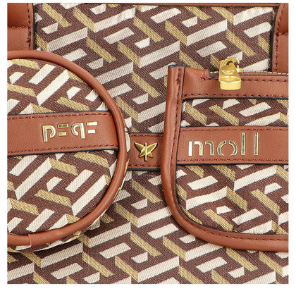 Torebka na ramię - PEPE MOLL 222300 BRĄZOWA