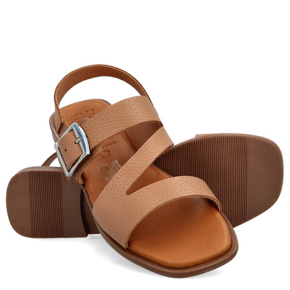 Eleganckie sandały ze skóry - OH! MY SANDALS 5581 BRĄZOWE