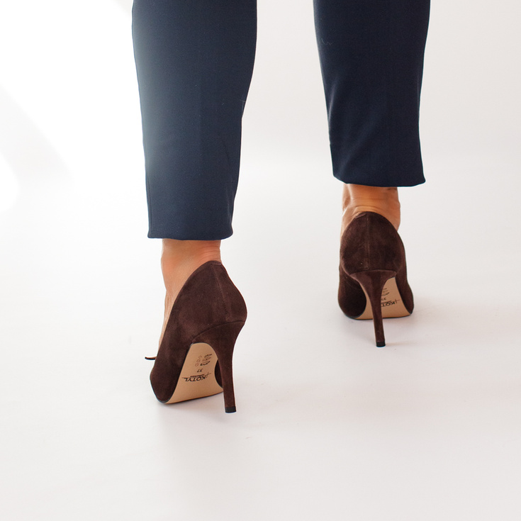 ZESTAW BUTY + TOREBKA - KOTYL 8519 TOSCANIO G141 BRĄZOWY