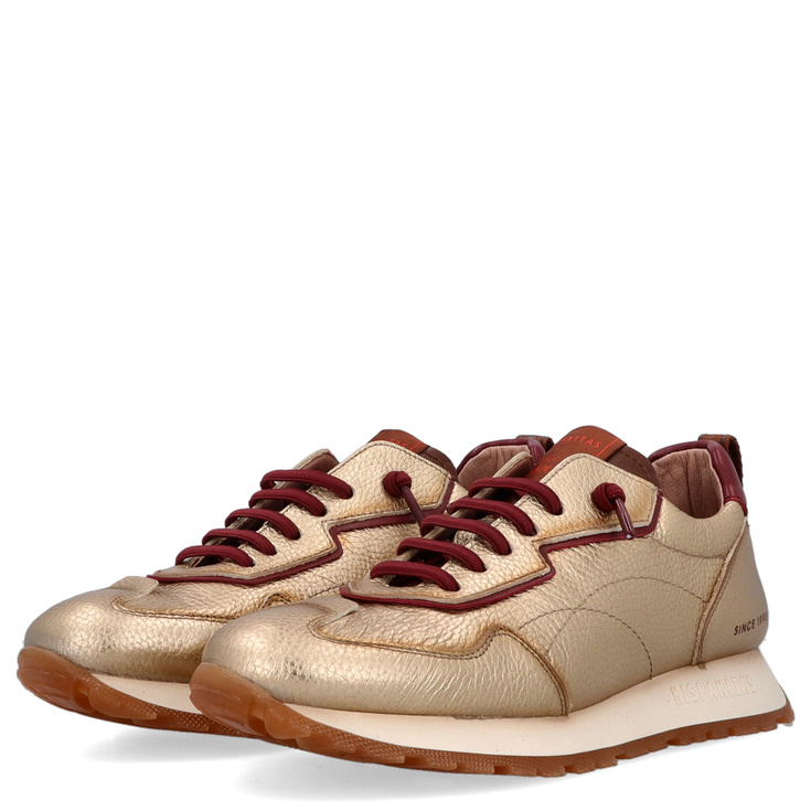 Hiszpańskie sneakersy damskie - HISPANITAS HI254312 ZŁOTE