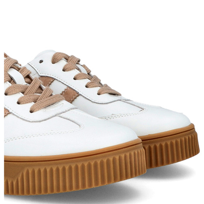 Sneakersy ze skóry naturalnej - FILIPPO DP6776/25 BIAŁE