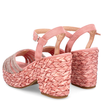 Sandały na platformie - LEJADE 3350 RÓŻOWE