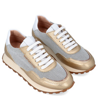 Hiszpańskie sneakersy - HISPANITAS BHV243231 BIAŁO-ZŁOTE