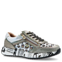 Modne sneakersy damskie - LAURA VITA BURTON 11 SZARE