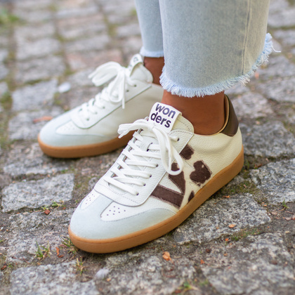 Hiszpańskie sneakersy premium - WONDERS AP-2001 BIAŁE