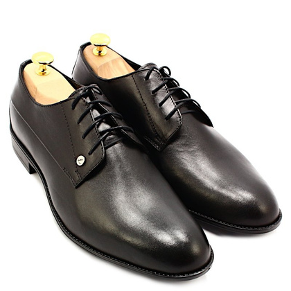 Buty męskie wizytowe - LEADER 344A-459 CZARNE