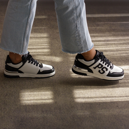 Sneakersy premium unisex - PLEIN SPORT SAES-USC0737 CZARNE