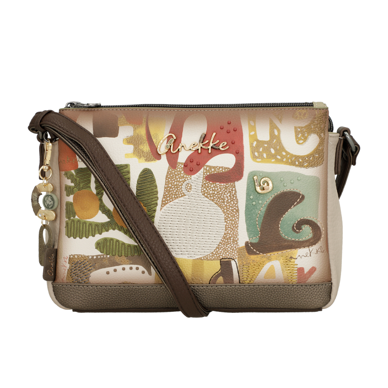 Torebka damska trzykomorowa - ANEKKE MUSE AMPHORA 42713-184