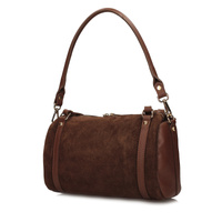 Torebka skórzana - TOSCANIO G163 BRĄZOWY