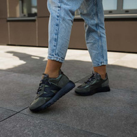 Hiszpańskie sneakersy premium - WONDERS A-2464 KHAKI