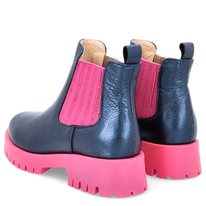 Kolorowe sztyblety - TYMOTEO A1001 RÓŻ GRANAT