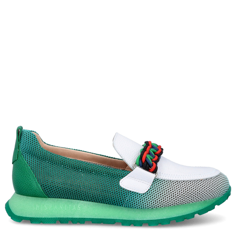 Hiszpańskie półbuty - HISPANITAS BHV253948 ZIELONE