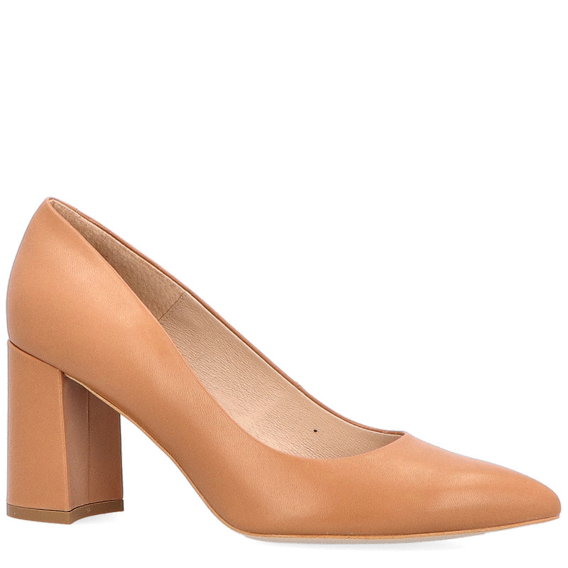 Eleganckie czółenka na słupku - BRAVO MODA 1479 TOFFI