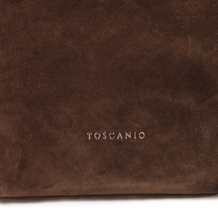 Torebka skórzana - TOSCANIO G100 BRĄZOWA
