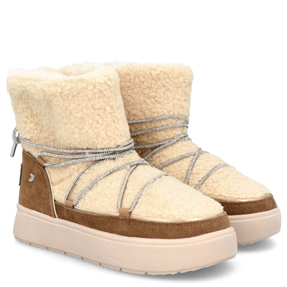 Hiszapńskie śniegowce damskie - GIOSEPPO 73266 BEŻOWE