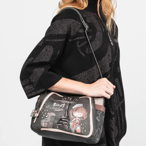 Torebka damska crossbody - ANEKKE MADEMOISELLE 41803-002
