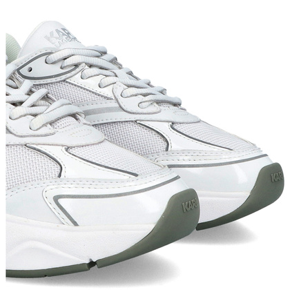 Sneakersy damskie - KARL LAGERFELD KOMET KL65624 41S BIAŁE