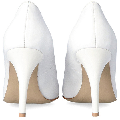 Ślubne szpilki z perełkami - TYMOTEO L2005 BIAŁE