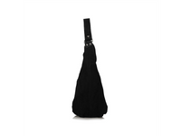 Torebka skórzana worek - TOSCANIO A284 CZARNY