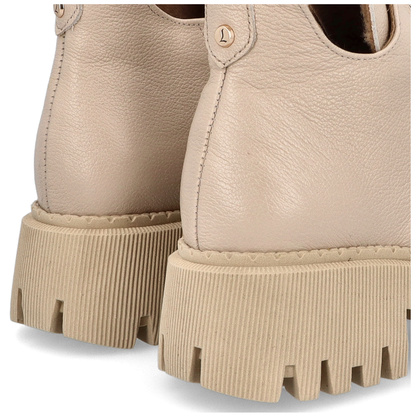 Botki na grubszym spodzie - LEMAR 60451 BEŻOWE