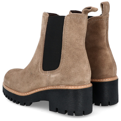 Skórzane sztyblety damskie - FILIPPO DBT4805/24 BEŻOWE