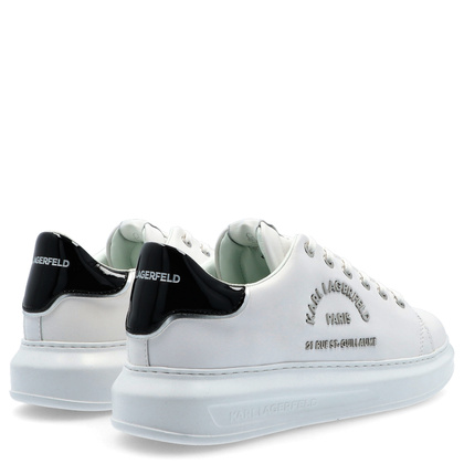 Sneakersy męskie - KARL LAGERFELD KAPRI MENS KL52539 BIAŁE