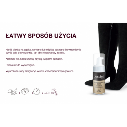 COCCINE NUBUCK CLEANER - pianka czyszcząca