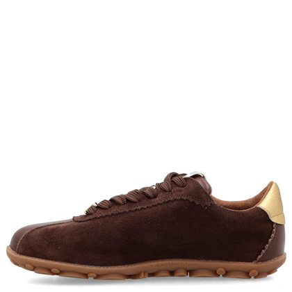 Hiszpańskie sneakersy premium - WONDERS AP-2103 BRĄZOWE