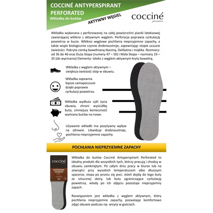 COCCINE ANTIPERSPIRANT PERFORATED - wkładki przeciwpotliwe