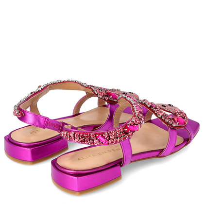 Eleganckie hiszpańskie sandały - ALMA EN PENA V240730 FUKSJA