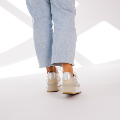 Sneakersy premium - LIU JO DREAMY 03 BF4039 PX527 BEŻOWE