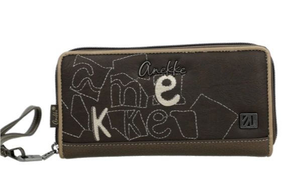 Duży portfel damski z blokadą RFID - ANEKKE MUSE BLOOM 42729-908