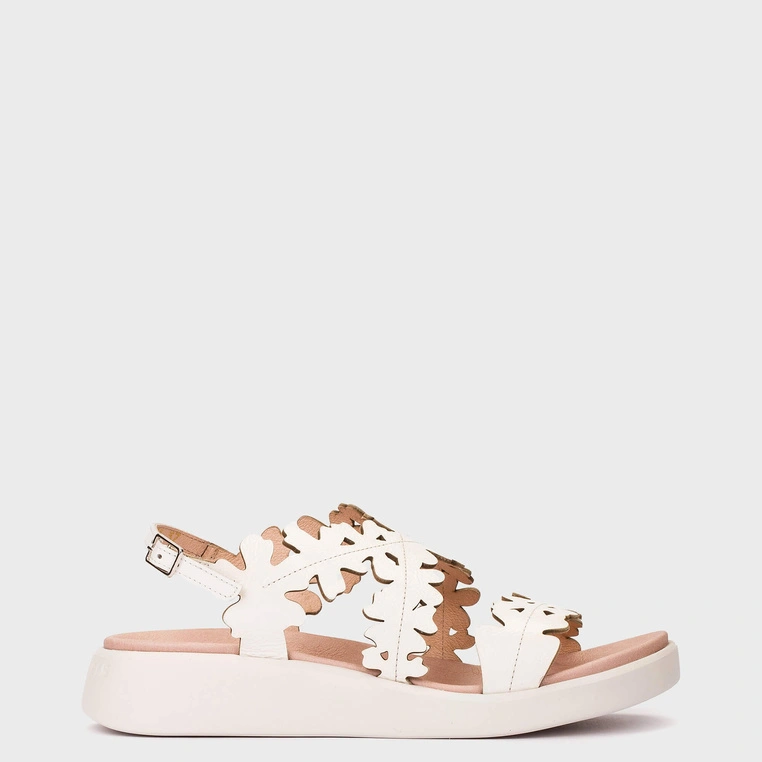 Hiszpańskie sandały - WONDERS C-6551 KREMOWE