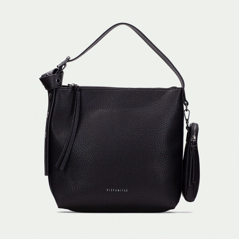 Duża torebka damska - HISPANITAS BI254145 CZARNY