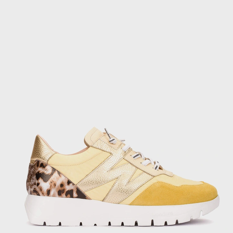 Hiszpańskie sneakersy premium - WONDERS A-24100 WANILIOWE