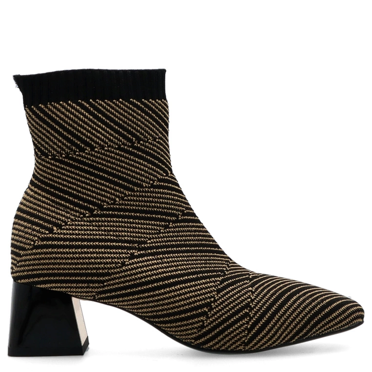 Botki skarpetkowe na niskim obcasie - GIOSEPPO 76035 CZARNE