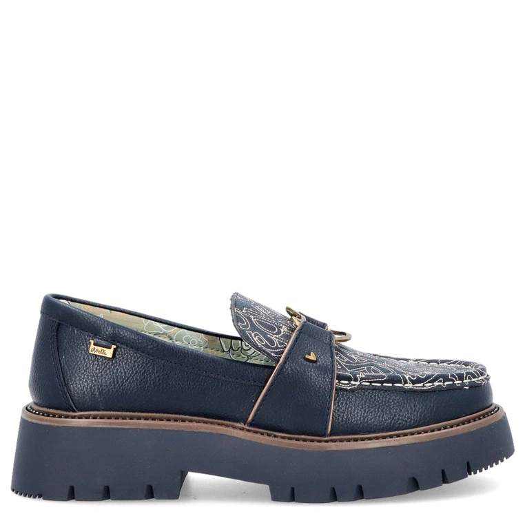 Mokasyny z ozdobą  - ANEKKE REAL 41393-387