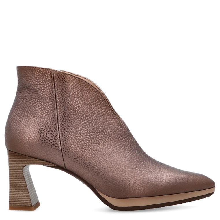 Eleganckie botki z wycięciem - HISPANITAS HI254270 BRĄZOWE