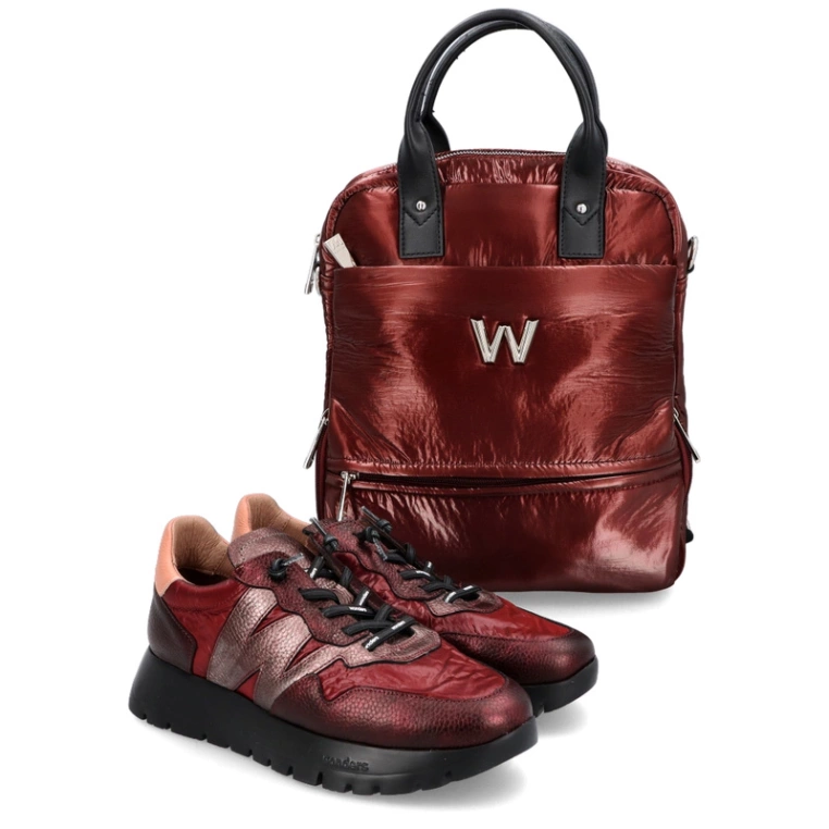 ZESTAW BUTY I PLECAK - WONDERS A-2491 WB52006 BORDOWY