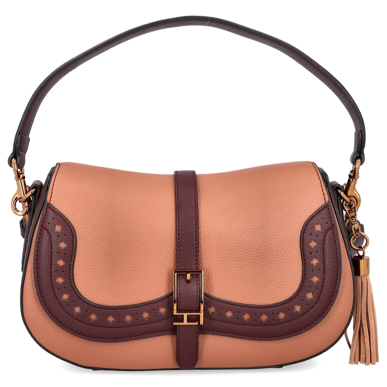 Hiszpańska torebka damska - HISPANITAS BI243536 KARMELOWA