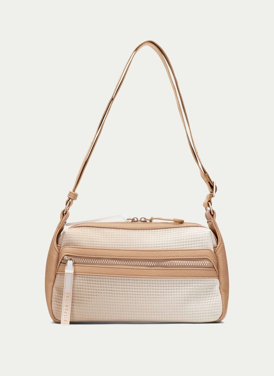 Hiszpańska torebka damska -  HISPANITAS BV264723 BEŻOWA