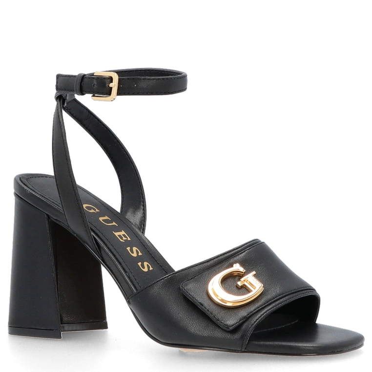 Eleganckie sandałki premium - GUESS KERNARA FLJKRNLEA03 CZARNE