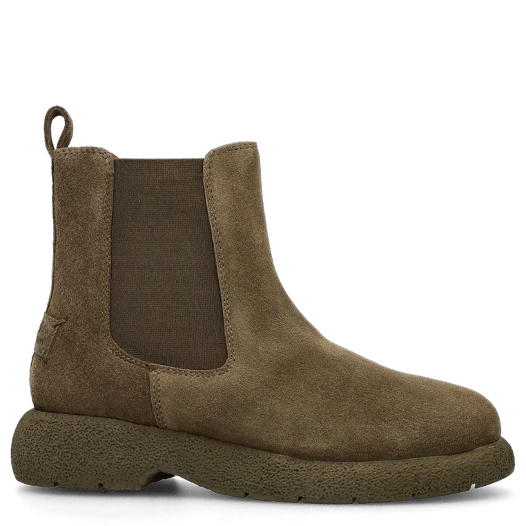 Zamszowe botki - GIOSEPPO 73624-A KHAKI