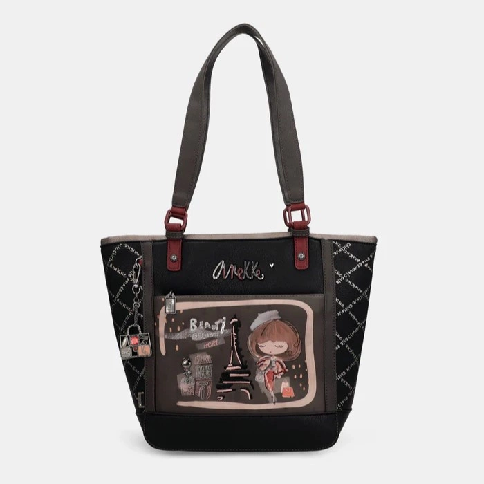 Duża torebka shopper - ANEKKE MADEMOISELLE 41802-134