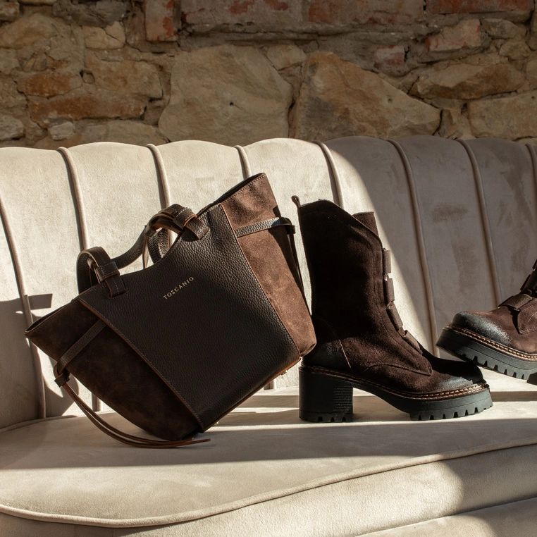 ZESTAW BUTY + TOREBKA- TYMOTEO 2163 TOSCANIO G134