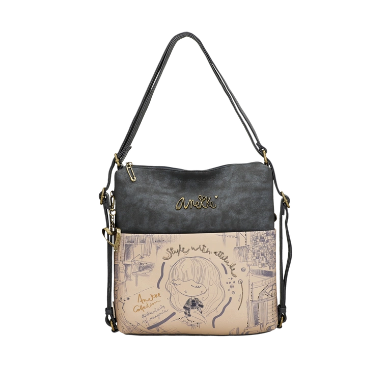 Plecak damski 3w1- ANEKKE MADEMOISELLE STUDIO 41845-063