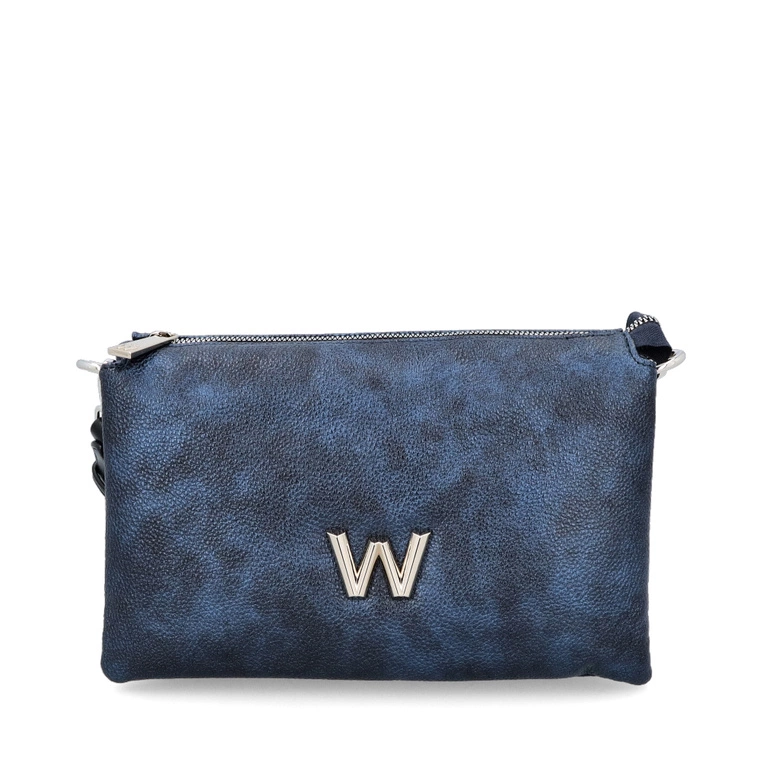 Hiszpańska torebka listonoszka - WONDERS WB-52007 GRANATOWA